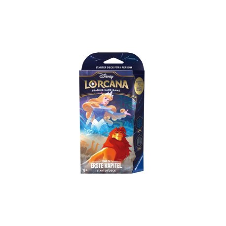 Disney Lorcana Starter Deck A Saphir Stahl DE