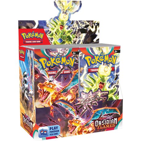 PKM Scarlet & Violet 3 Obsidian Flames Booster Display 36 ENG
