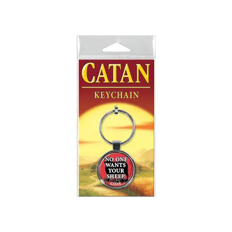 Catan Key Chain No one wants your Sheep