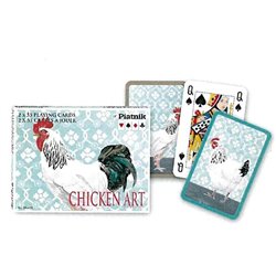 Playing Cards Chicken Art