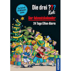 Die Drei ??? Kids Adventskalender Buch 2023 24 Tage Elfenalarm