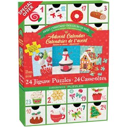 Puzzle Adventkalender Sweet Christmas