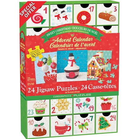 Puzzle Adventkalender Sweet Christmas