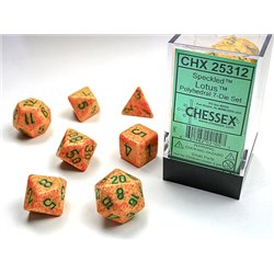 CHX25312 Speckled Polyhedral Lotus 7 Die Set