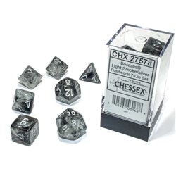 CHX27430 Borealis® Polyhedral Light Smoke silver Luminary 7 Die Set