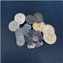 british medieval metal coins Britische Mittelalterliche Metallmünzen 50 Stück