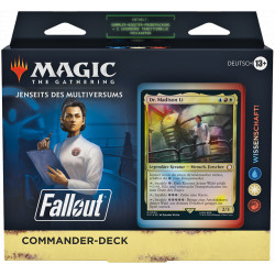 MTG Magic the Cathering Commander Fallout Deck Display DE