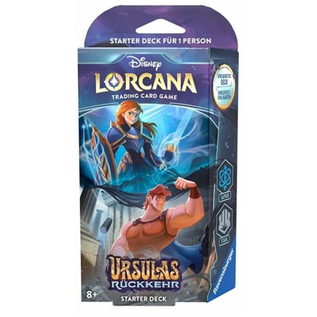 Disney Lorcana Kapitel 4 Ursulas Rückkehr Starter Deck B Saphir Stahl Deutsch