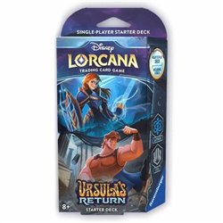 Disney Lorcana Kapitel 4 Ursulas return Starter Deck B Saphire Steel englisch