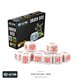 Bolt Action Orders Dice pack WHITE 12