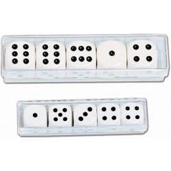 Pokerwürfel mit Augen im Blister