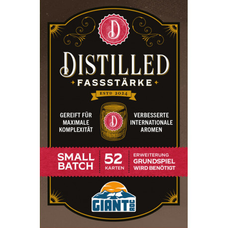 Distilled Fassstärke Erweiterung