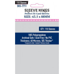 Sleeves Sleeve Kings 63,5x88mm Perfect Fit Internal Card Sleeves 60 Microns (110)