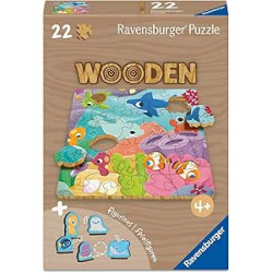 Wooden Puzzle Farbenspiel der Meere