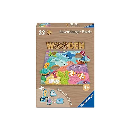 Wooden Puzzle Farbenspiel der Meere