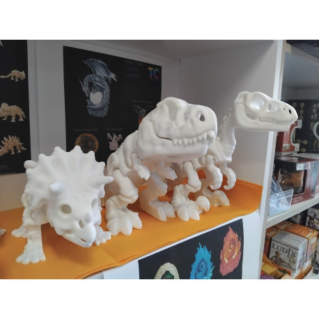 Dinosaurier Skelett ca 15cm (PLA 3D Druck) - T-Rex u.a.