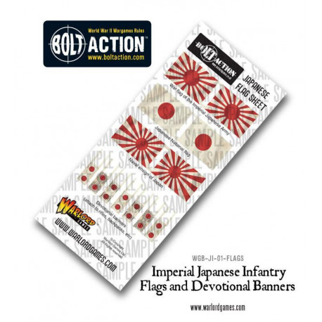 Bolt Action Japanese Flag Sheet