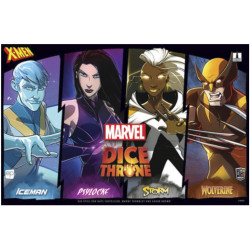 X-Men Dice Throne Iceman Psylocke Storm Wolverine (deutsche Ausgabe)