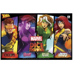 X-Men Dice Throne Cyclops Gambit Rogue Jean Grey (deutsche Ausgabe)