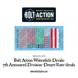 Bolt Action 7th Armoured Division Desert Rats decals WGB-DEC-082