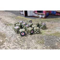 Bolt Action British Army D6 dice pack