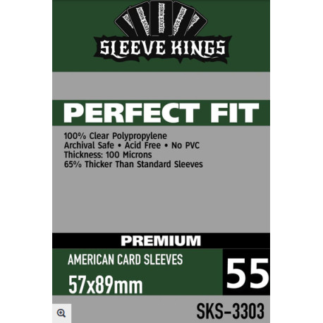 Sleeve Kings Perfect Fit Premium American Card Sleeves (57x89mm) (55) 100