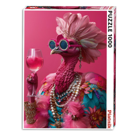 Puzzle Pink Birdie 1000T