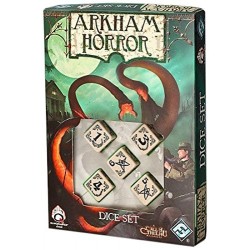 Arkham Horror Dice Set Beige Schwarz (5)