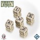 Arkham Dice Set Beige/Schw.(5)