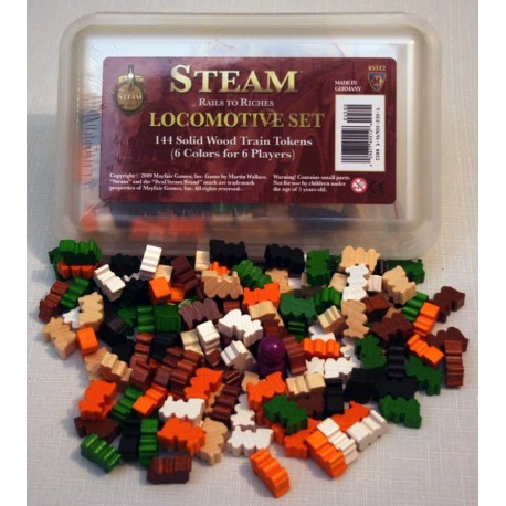 Steam - Locomotive Set - Wooden Trains