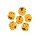 Zombicide Dice Set gelb