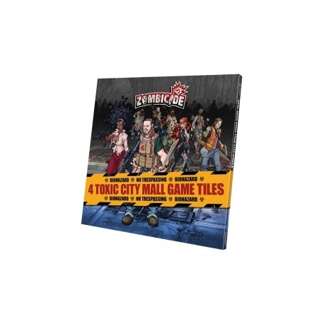 Zombicide Toxic City Mall Spielplanteile