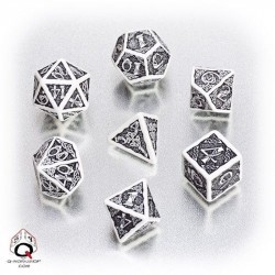 Celtic 3D Dice White Black (7)