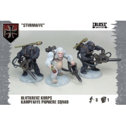 Dust Tactics Axis Blutkreuz Pioniere Squad Sturmaffe